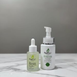 5 IN 1 Skin Facial Serum & Skin Brightening Gel Face Wash